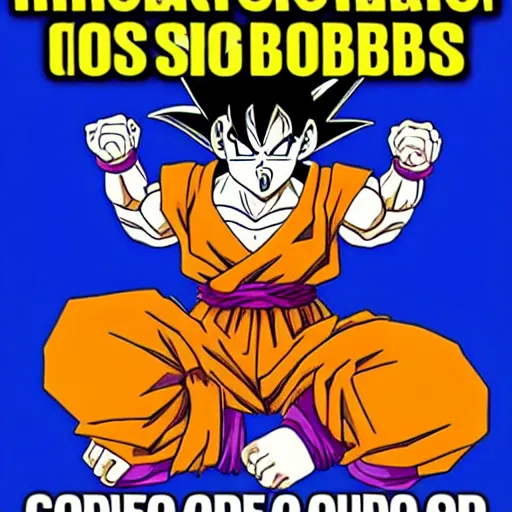 Image similar to goku missing all his limbs