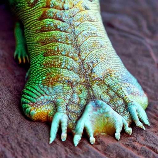 Image similar to big thick juicy lizard feet