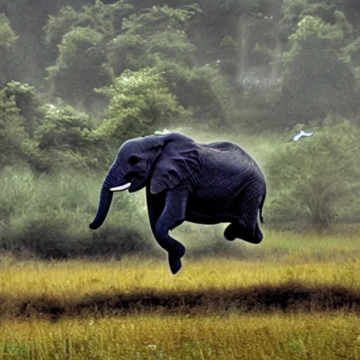 Image similar to flying elephant