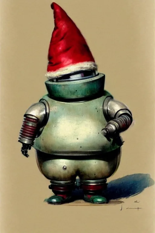 Image similar to ( ( ( ( ( 1 9 5 0 s robot knome very fat. muted colors. ) ) ) ) ) by jean - baptiste monge!!!!!!!!!!!!!!!!!!!!!!!!!!!!!!