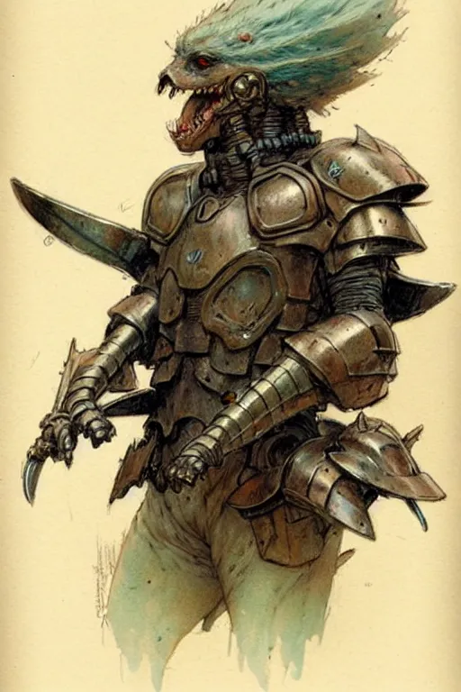 Image similar to (((((2050s poison armor . muted colors.))))) by Jean-Baptiste Monge !!!!!!!!!!!!!!!!!!!!!!!!!!!