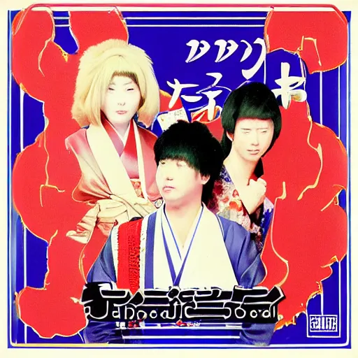 Image similar to japanese style 1 9 8 0 s cd cover