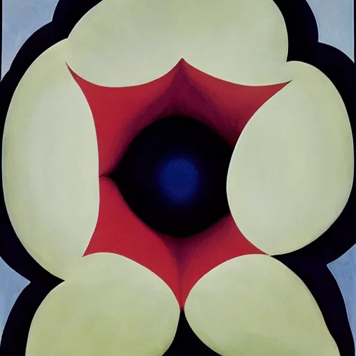 Image similar to by georgia o'keeffe