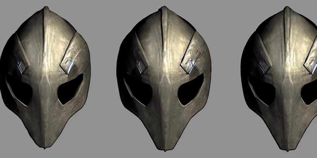 Image similar to sculls with heroic helmets front and side view, concept art