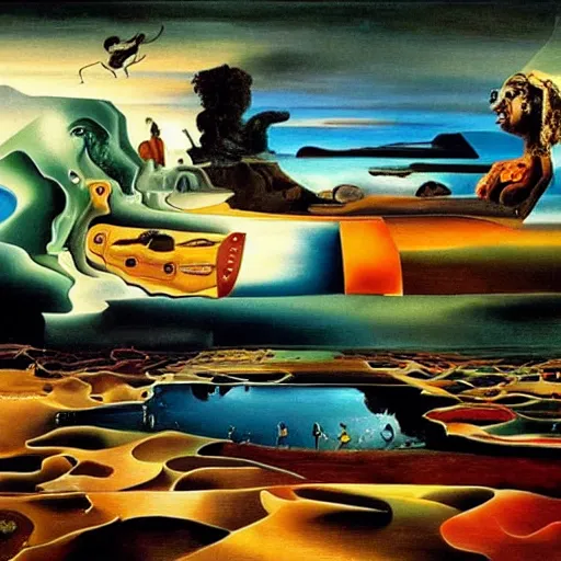 different subjects painted by salvador dali!!!! | Stable Diffusion