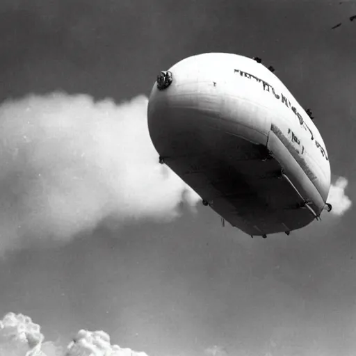 Prompt: the hindenburg