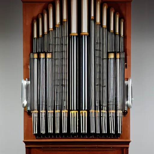 Prompt: a church organ instrument made from ceramic pipes in the shape of vocal tracts producing a pattern o jet streams of air , 8k , octane ,