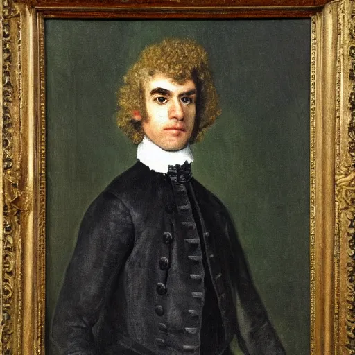 Image similar to spongebob squarepants as an 1 8 th century nobleman, painted by john everett millais