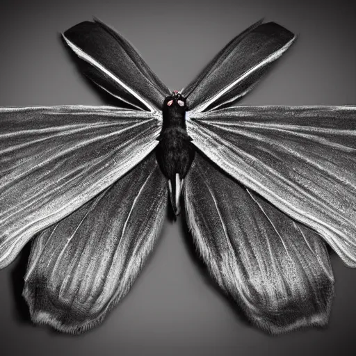 Prompt: Devil moths darkart creepy 8k hyperrealism