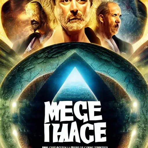 Image similar to megaface the movie, 4k poster, high res