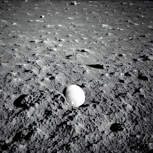 Image similar to a photography of a green soccer pitch on the moon, extreme long shot, realistic