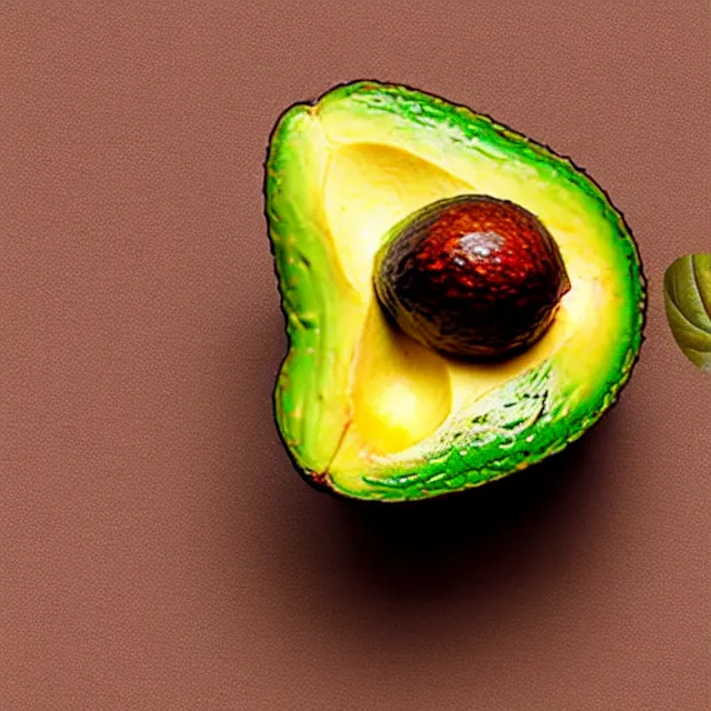 Image similar to avocade eyes, avocado nose, avocado mouth