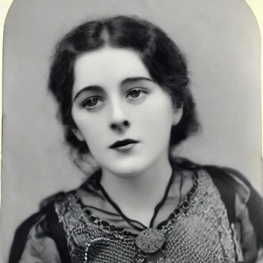 Prompt: photo of Maud Fealy in the 1900s, vintage, actress