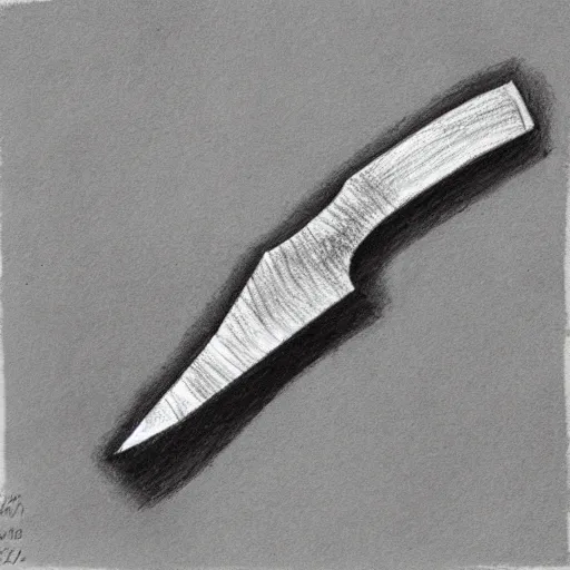 Prompt: small hatchet axe, pencil sketch