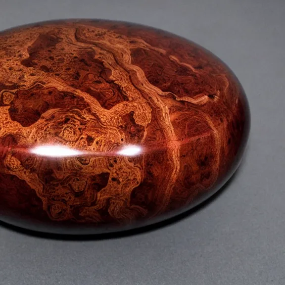 Prompt: mahogany hardwood burl, cyberpunk, photo realistic, 8k, highly detailed,