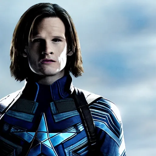 Image similar to Matt Smith as the Winter soldier
