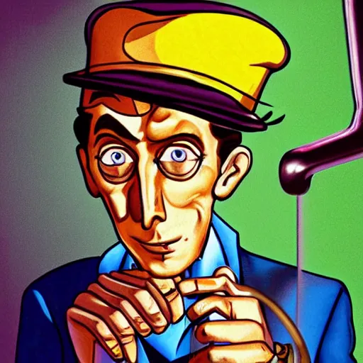 Image similar to inspector gadget on acid