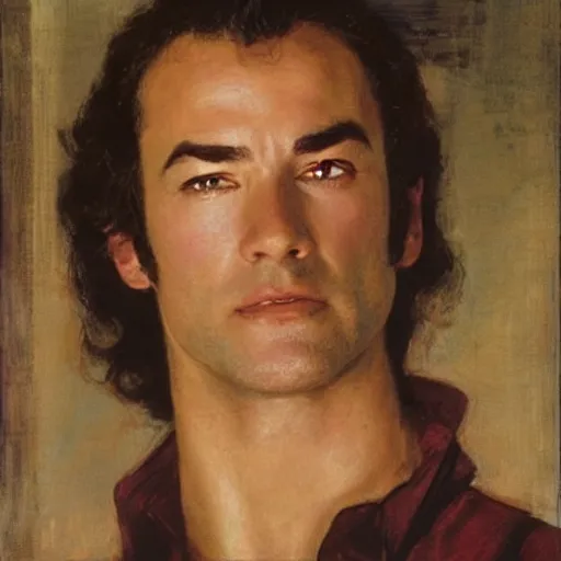 Image similar to cole turner from charmed scene by edwin austin abbey