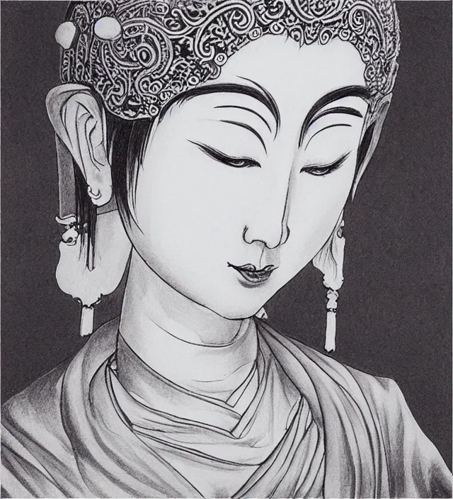 Thousand Hand Guan Yin Sketch. Buddhist art, Buddha art, Buddhism art, Kwan  Yin HD phone wallpaper | Pxfuel