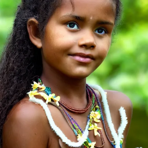 Prompt: beautiful Fiji girl