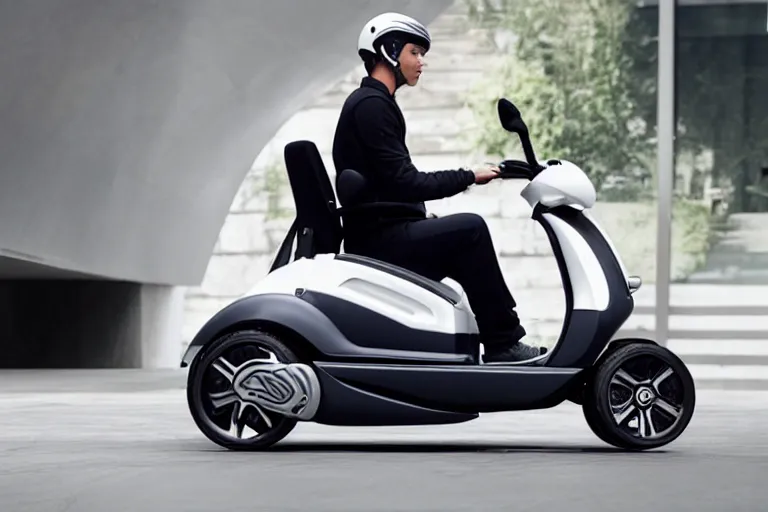 Image similar to a mobility scooter designed and produced by mercedes - benz