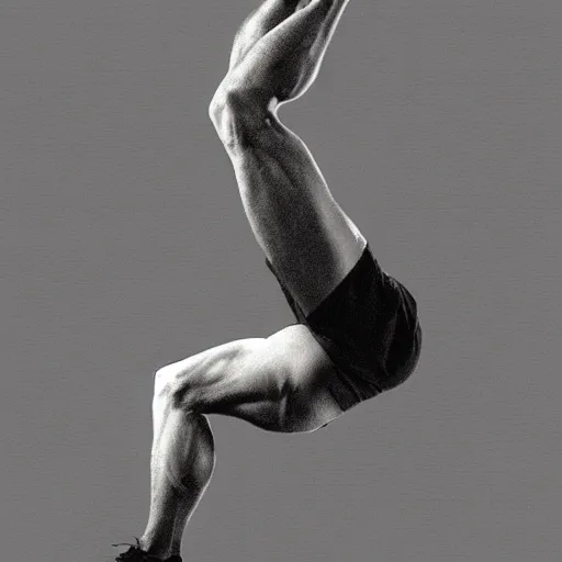 Image similar to sketch of a man on a leg extension doing leg exercises,
