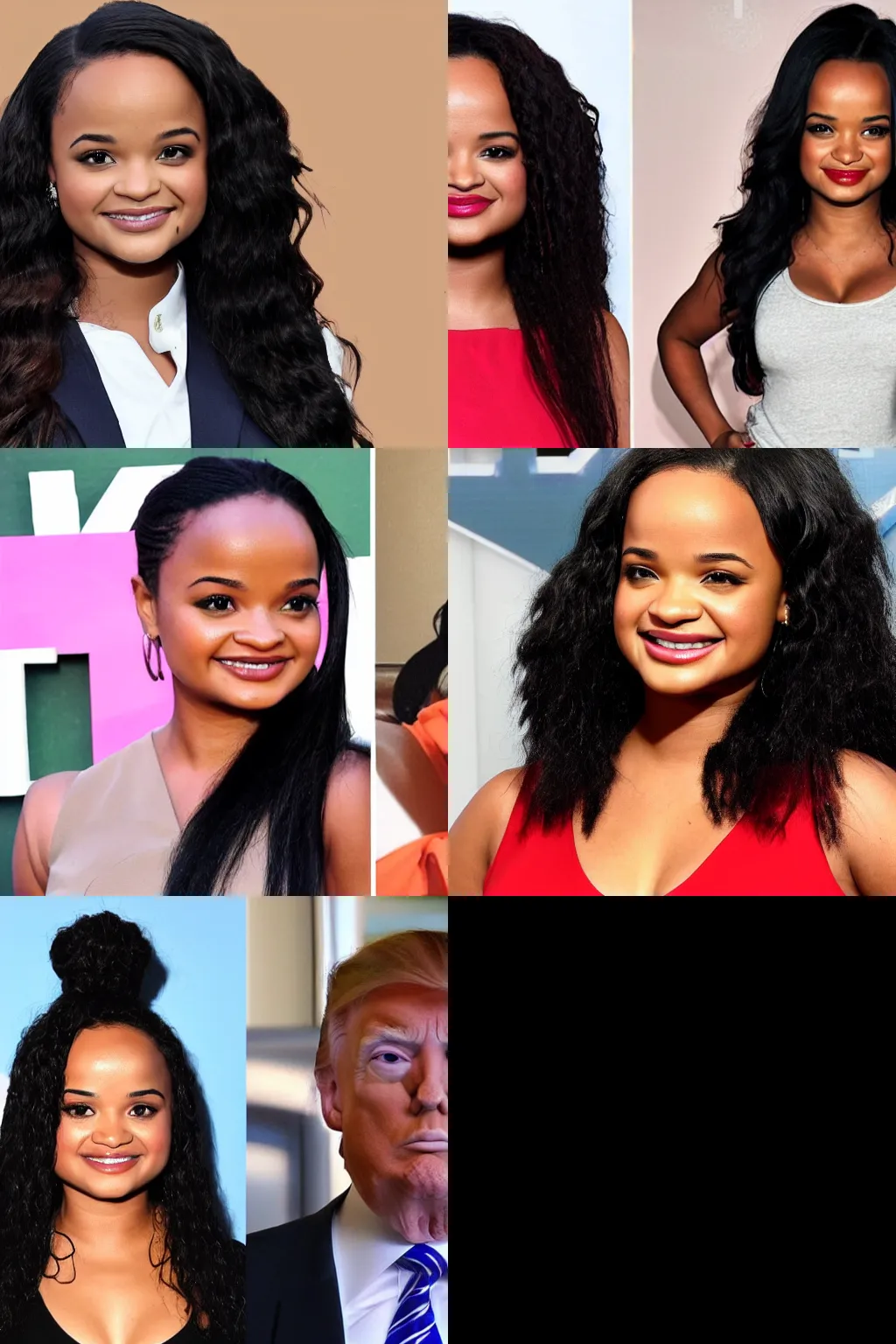 Prompt: kyla pratt not liking donald trump