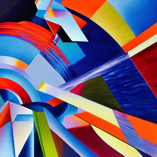 Image similar to futurism movement hyperrealism 4k detail flat kinetic