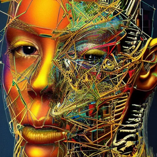 Prompt: < art masterpiece jaw - dropping created - by ='artificial intelligence'style ='all human expert artists combined'> origin of self < / art >