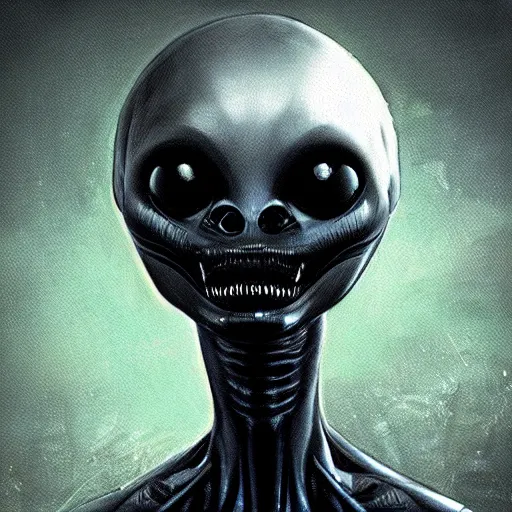 Image similar to alien by repin