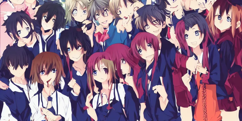 Details more than 139 friends group anime best - highschoolcanada.edu.vn