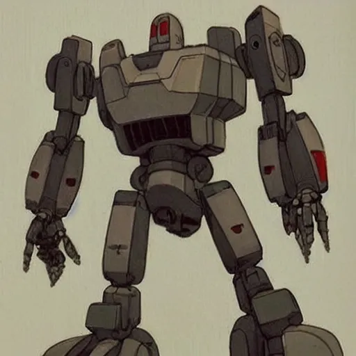 Prompt: mecha (((((((((((giant retro human shaped robot. Iron giant))))))))))) . muted colors. by Jean-Baptiste Monge !!!!!!!!!!!!!!!!!!!!!!!!!!!!!!!!!!!!!!!!