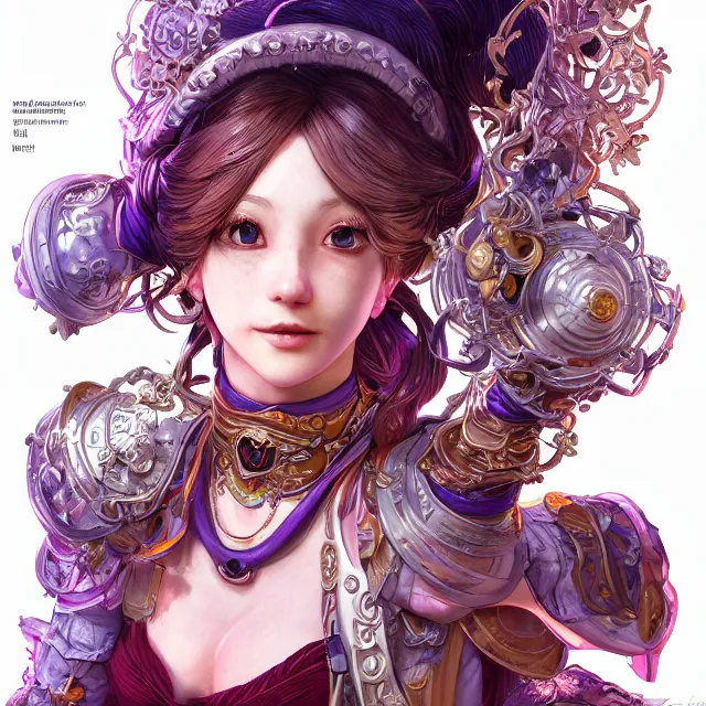 Prompt: the portrait of neutral good colorful female cleric bard as absurdly beautiful, gorgeous, elegant, young gravure idol, an ultrafine hyperdetailed illustration by kim jung gi, irakli nadar, intricate linework, super sharp focus, bright colors, octopath traveler, final fantasy, unreal engine 5 highly rendered, global illumination, radiant light, detailed and intricate environment