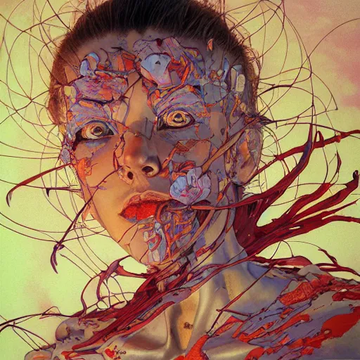 Image similar to citizen portrait soft light painted by james jean and katsuhiro otomo and erik jones, inspired by heavy metal magazine, smooth face feature, intricate oil painting, high detail illustration, sharp high detail, manga and anime 1 9 9 9