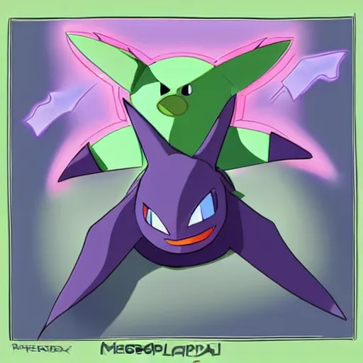 Prompt: metapod haunter pokemon hybrid