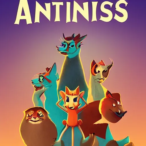 Prompt: Fantastic Animals 2: A New enemy, movie poster, artwork by Cory Loftis
