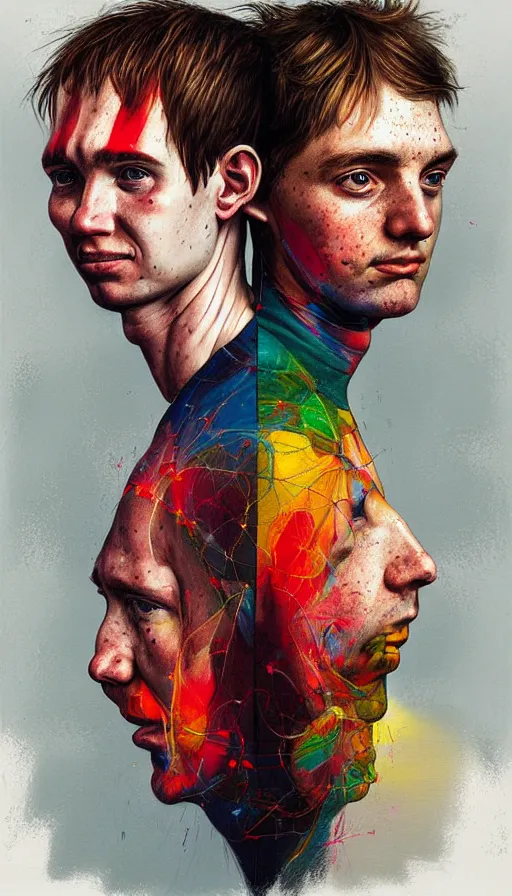 Prompt: the two complementary forces that make up all aspects and phenomena of life, by Sam Spratt