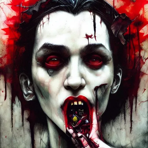 Prompt: dracula, by artur bordalo and tom bagshaw and craig davison and guy denning and harumi hironaka, trending on artstation hq, deviantart, pinterest, 4 k uhd image