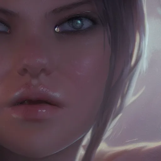 Image similar to a girl with slit eyes, very beautiful face, 8 k resolution, highly detailed, surrealism, by wlop, greg rutkowski, artstation, unreal engine, rossdraws