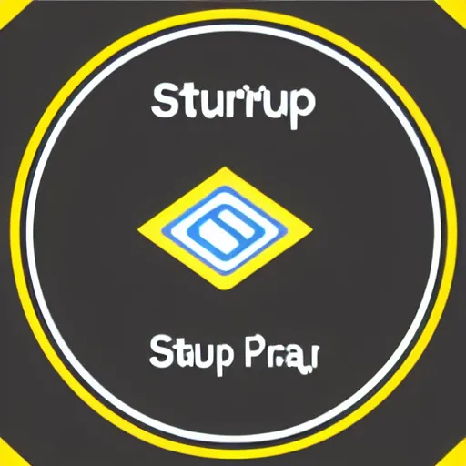 Image similar to Startup logo, digital art