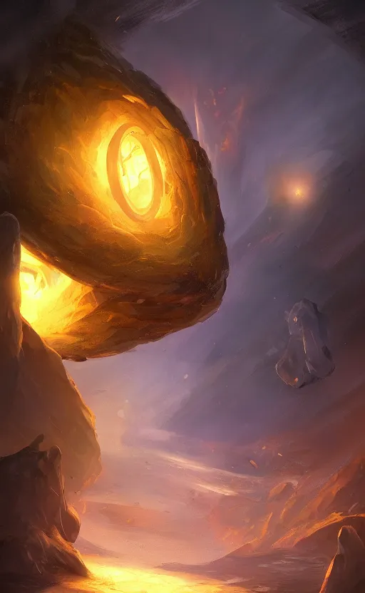 Prompt: a potato opening a portal to the potato dimension, fantasy concept art, dynamic lighting, cinematic, ultra detailed, stunning visuals, creative, trending on art station, ambient lighting, atmospherical