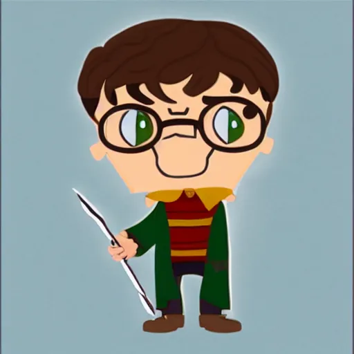 Image similar to harry potter as a fall guys character