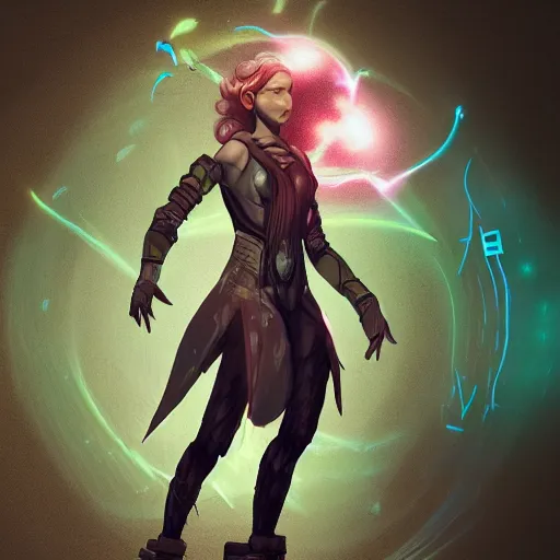 Image similar to female earth mage, character design, action pose : : spotlight, biopunk, forestpunk, high detail, 1 6 k, oled, shadows, reflections