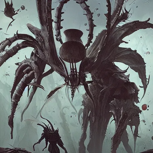 Image similar to extremely detailed cinematic movie still hollow knight by denis villeneuve, wayne barlowe, simon birch, marc simonetti, philippe druillet, beeple,