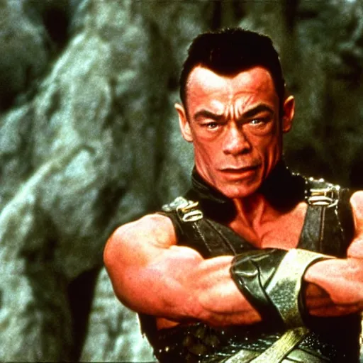 Prompt: jean - claude van damme in lord of the rings