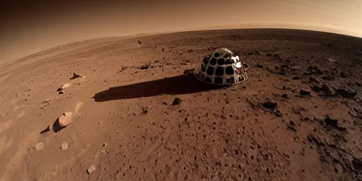 Prompt: wide angle view, mars one mission, nasa, colony