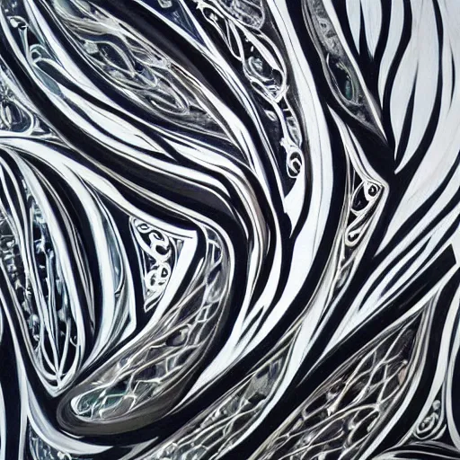 Prompt: detailed painting of a living pod architecture, filigree ornaments, zaha hadid
