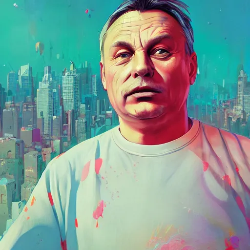 Prompt: viktor orban by hikari shimoda and makoto shinkai and james gilleard, intricate, mist, highly detailed, dramatic lighting, sharp focus, hyper realistic, octane render, raytracing, trending on artstation, artstationhd, artstationhq, unreal engine, 4 k, 8 k