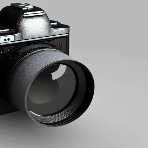 Prompt: a darth vader mirrorless camera, 3 d render