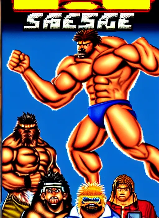 Image similar to hashsquatch the game, streets if rage style cover art